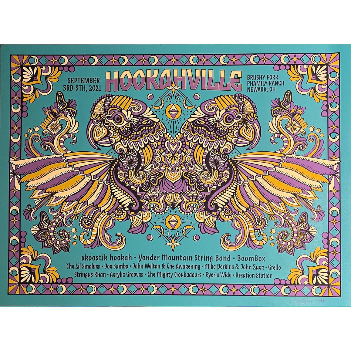 Hookahville Screen Printed Poster