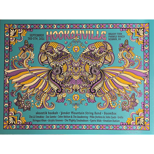 Hookahville Screen Printed Poster